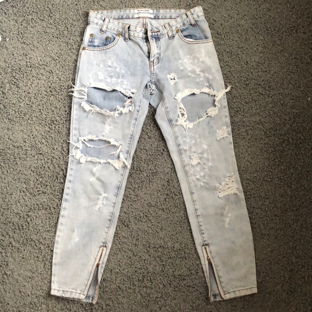 One Teaspoon Trashed Freebirds